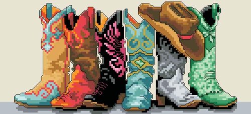 (image for) Row of Boots
